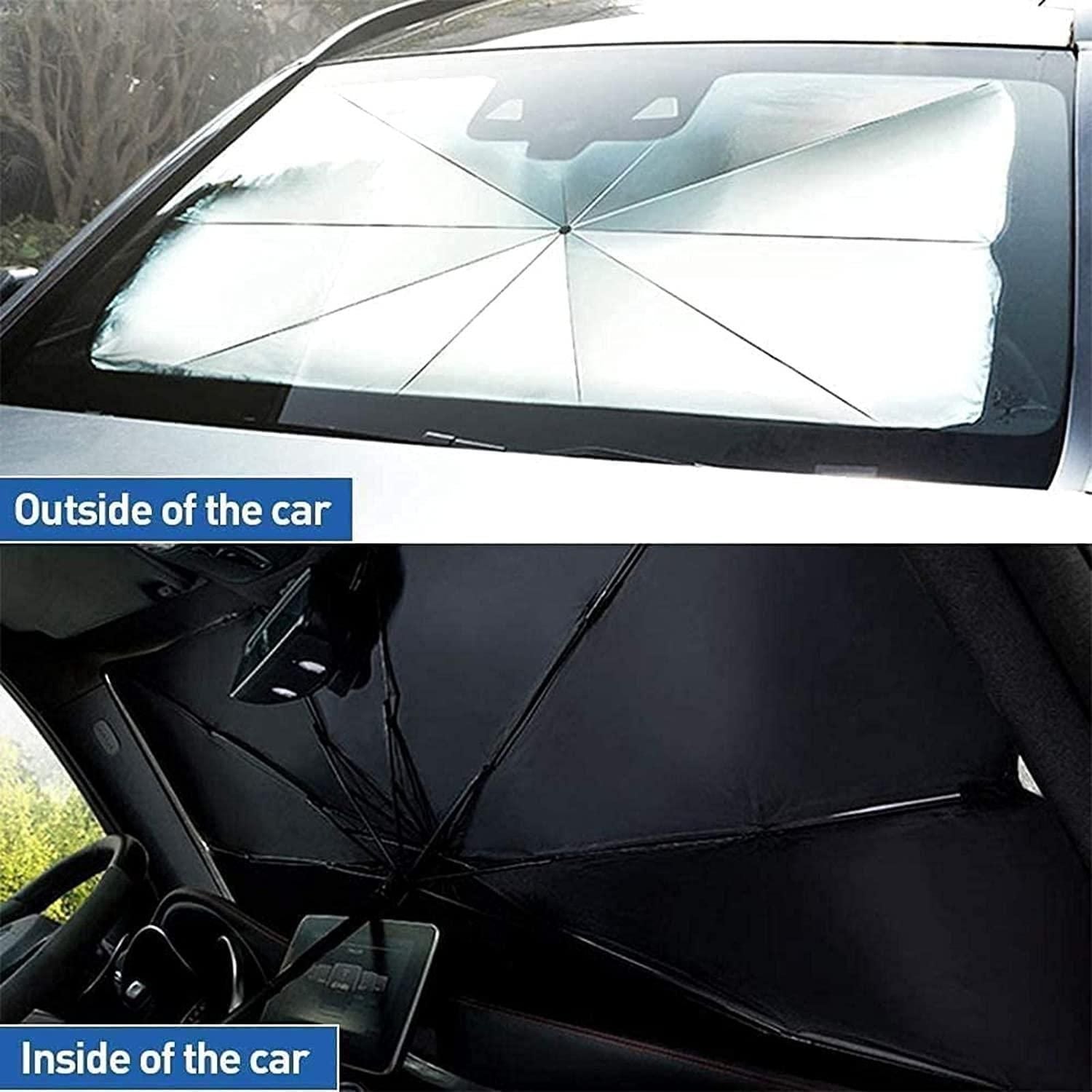 CarBrella™ – Windshield Sun Shade Umbrella 🌞🚗