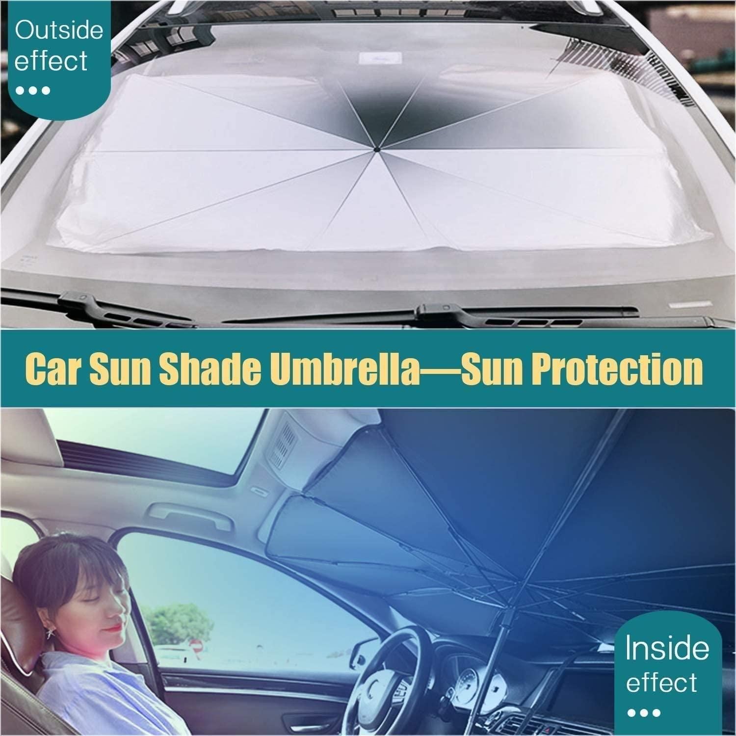 CarBrella™ – Windshield Sun Shade Umbrella 🌞🚗